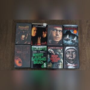 Lot Of 8 DVDs Horror Movie Lot Exorcist, Night Of The Living Dead Candyman .....